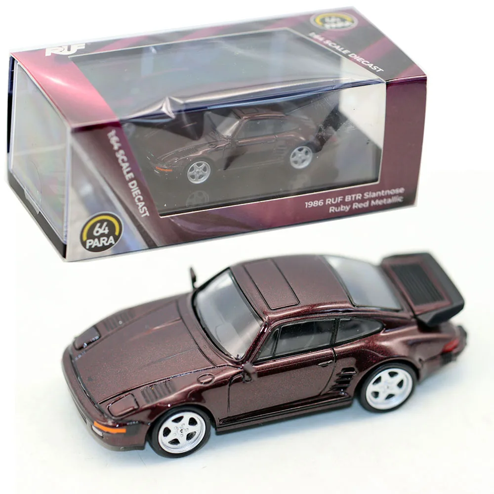 Фото Модель автомобиля 64PARA 1/64 Scale 1986 RUF BTR Slantnose из литого сплава для коллекции или в подарок №1