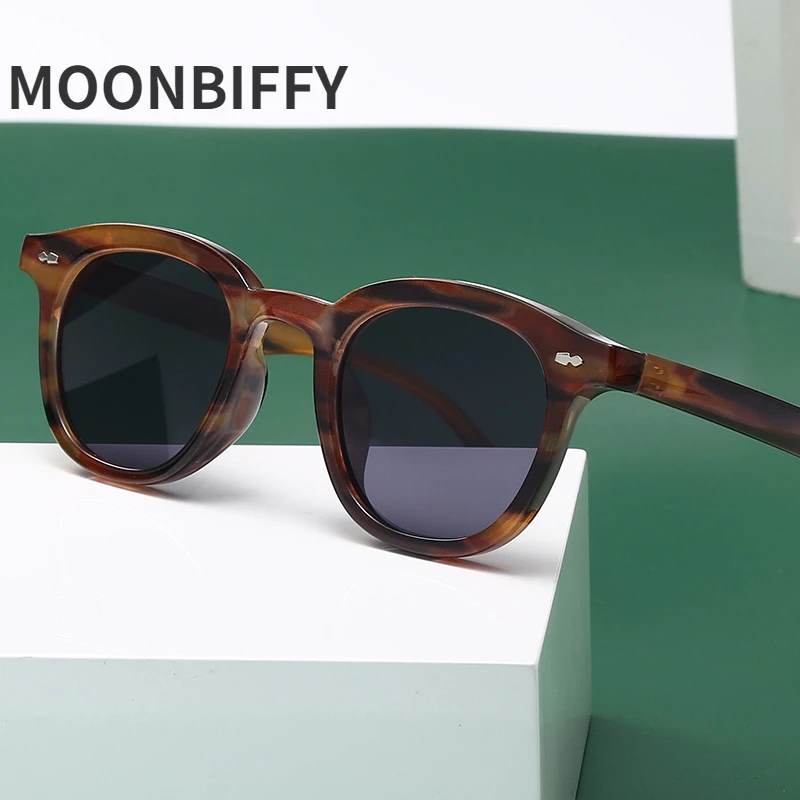

DAY DAY FUN Ins Popular Trending Small Round Sunglasses Fashion Nail Glasses UV400