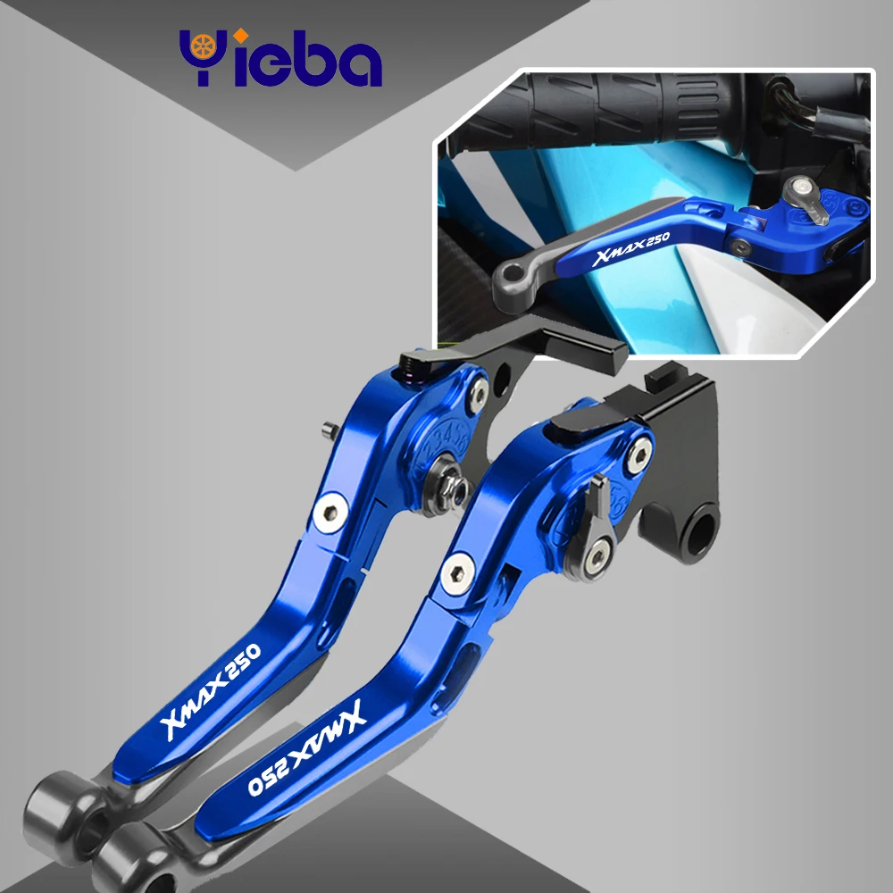 

For YAMAHA XMAX250 XMAX 250 All Years Motorcycle Accessories Adjustable Brakes Extendable Clutch Levers Handle Bar CNC Aliuminum