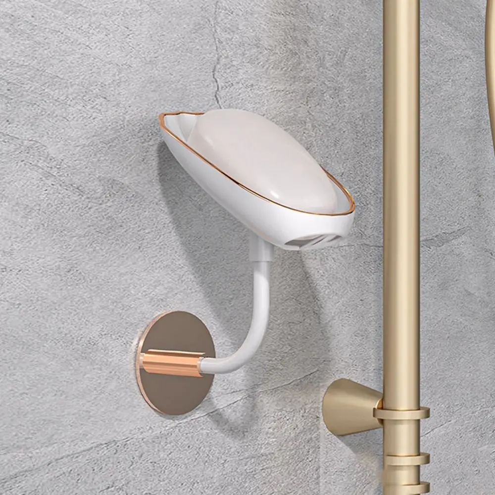 

Bathroom Supplies Non-perforated Mounting Wall Mounted Tray Type Storage Box Soap Holder Soap Box Soap Shelf