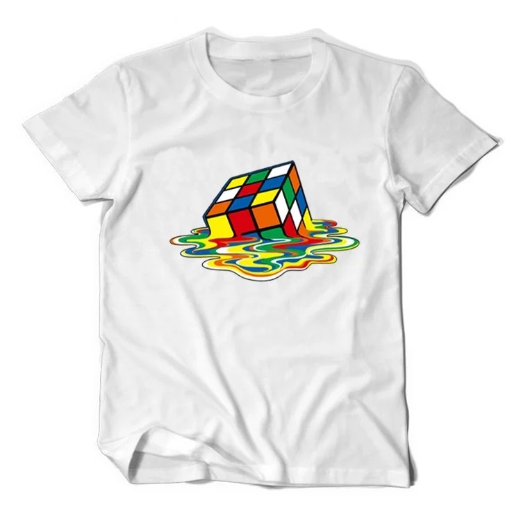 

Футболка с изображением американской сериала «The Big Bang Theorys», футболки с кубиками Шелдона Купера Рубикс, футболки