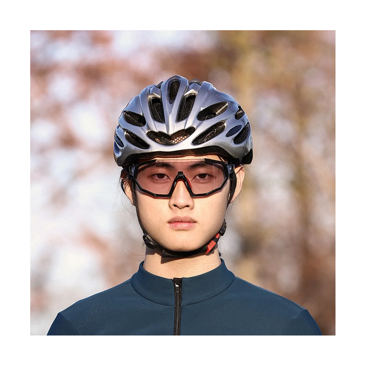 

Фотохромные велосипедные солнцезащитные очки для мужчин и женщин, спортивные очки для горного и шоссейного велосипеда, UV400, очки, цвет голубой