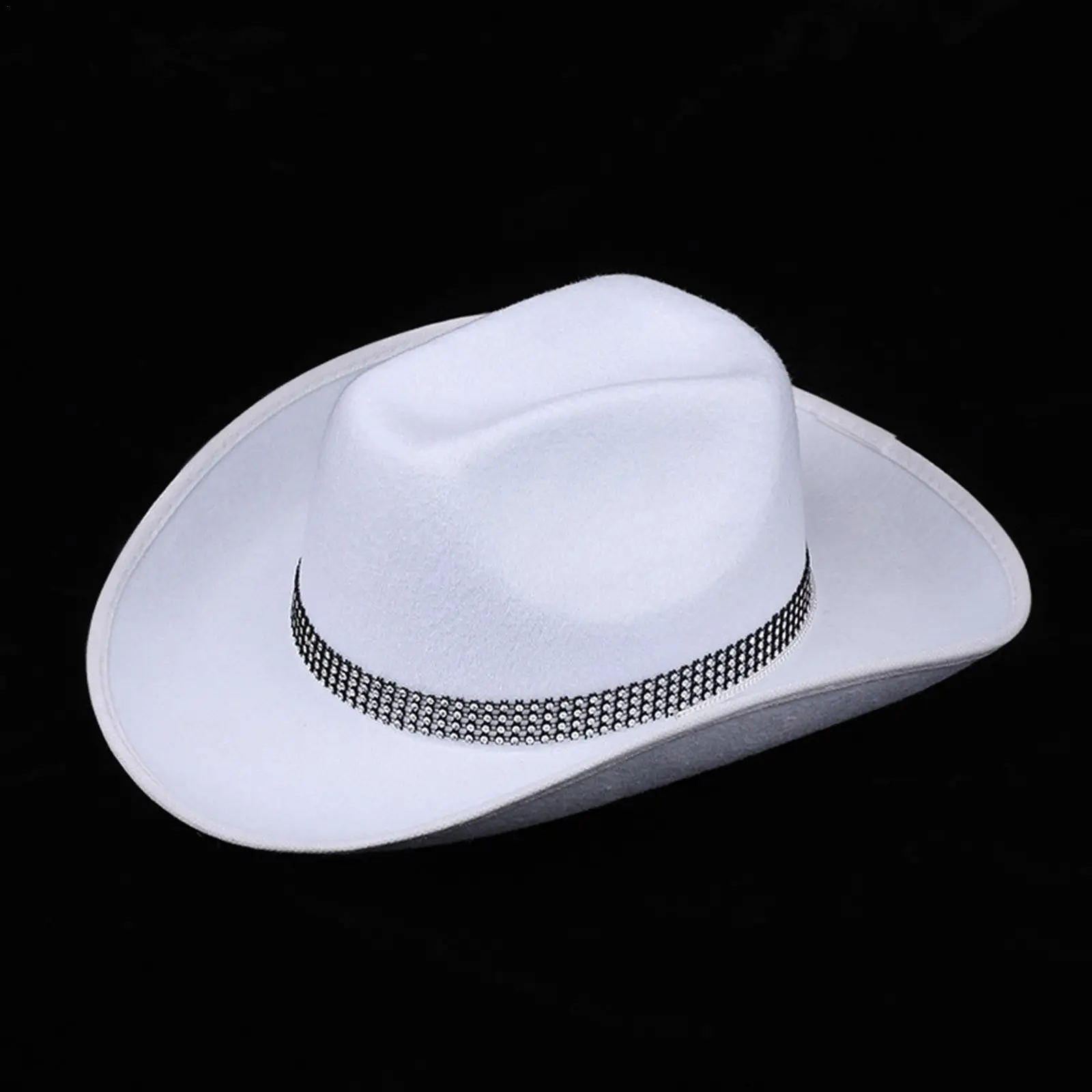 

Cowboy Hat Star Sequin Birthday Party Hats Cowgirl Hats Women Performance Hat For Adults Party Black White Diamond Hats Cos I3m7