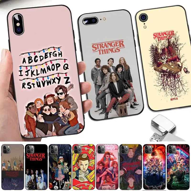 Чехол для телефона LVTLV очень странные дела iPhone 11 12 13 mini pro XS MAX 8 7 6 6S Plus X 5S SE 2020 XR |