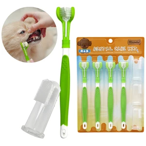 Image for Pet Toothbrush Kit With Soft Dog Finger Toothbrush 