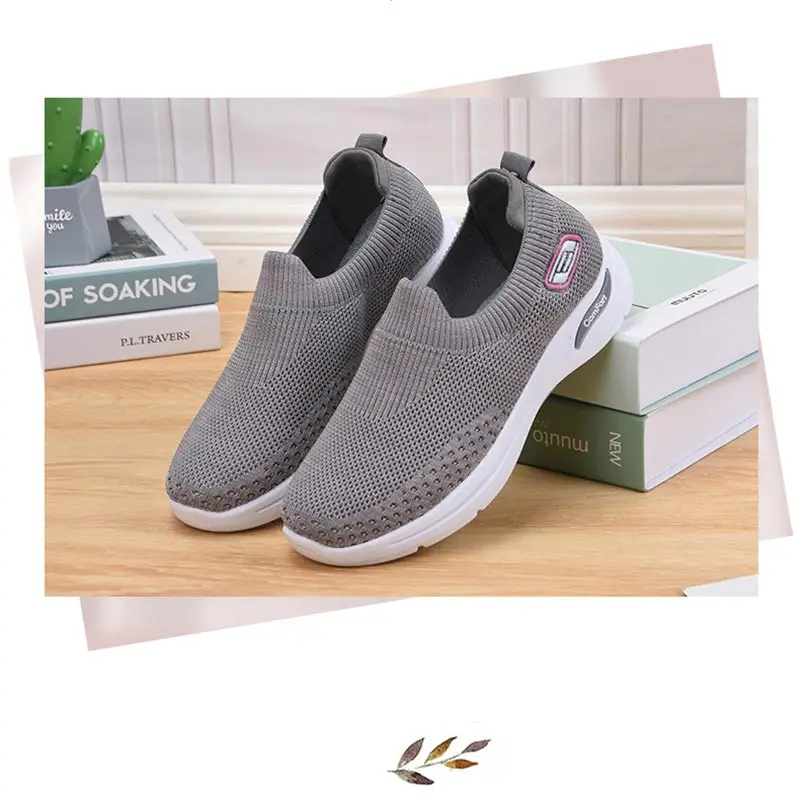 

slip-ons knitted women sports shoes running woman green sneakers woman children's sport shoes moccassin luxury espradilles 1229