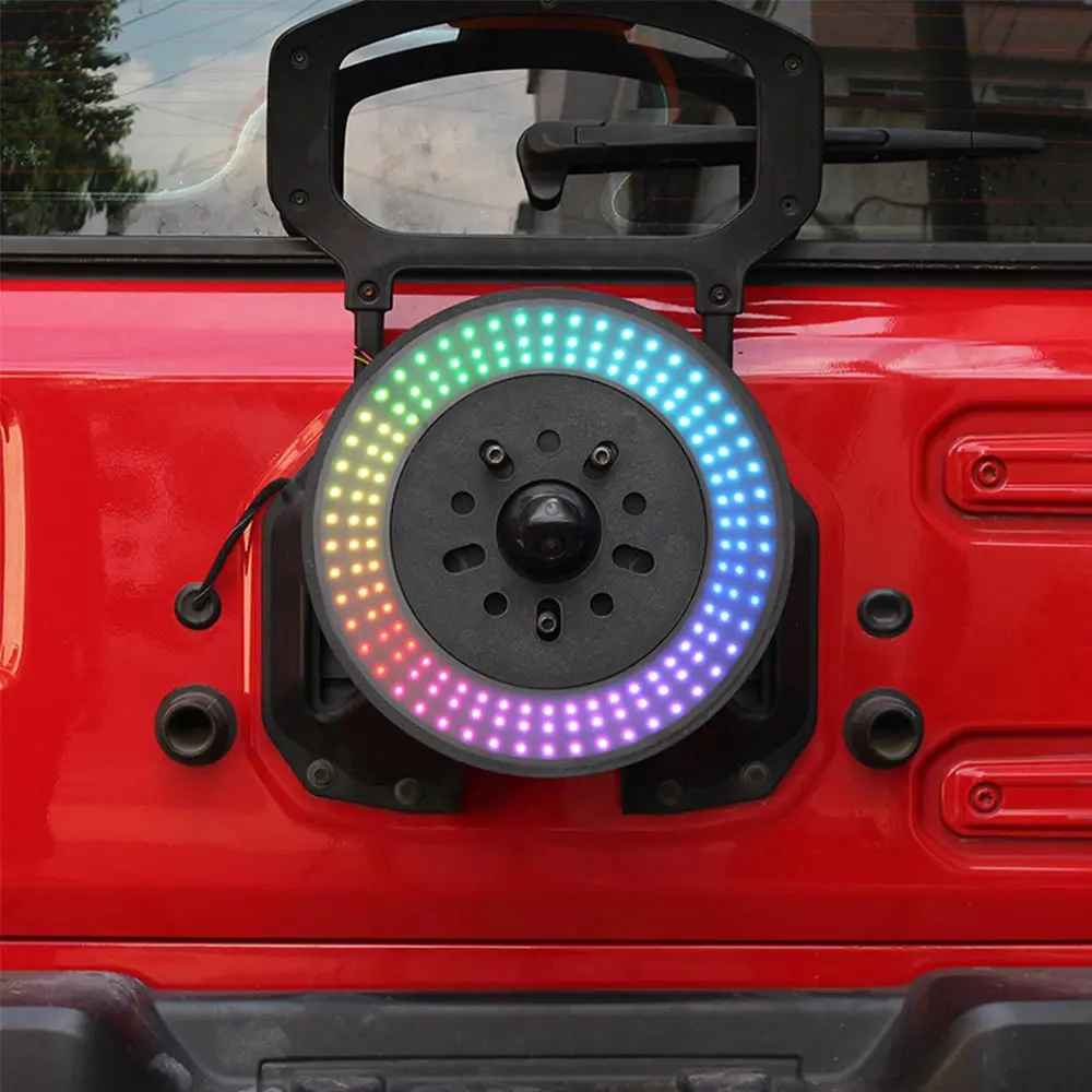 Заднее колесо для Jeep Wrangler JLJK модификация разноцветная запасная шина RGB задний