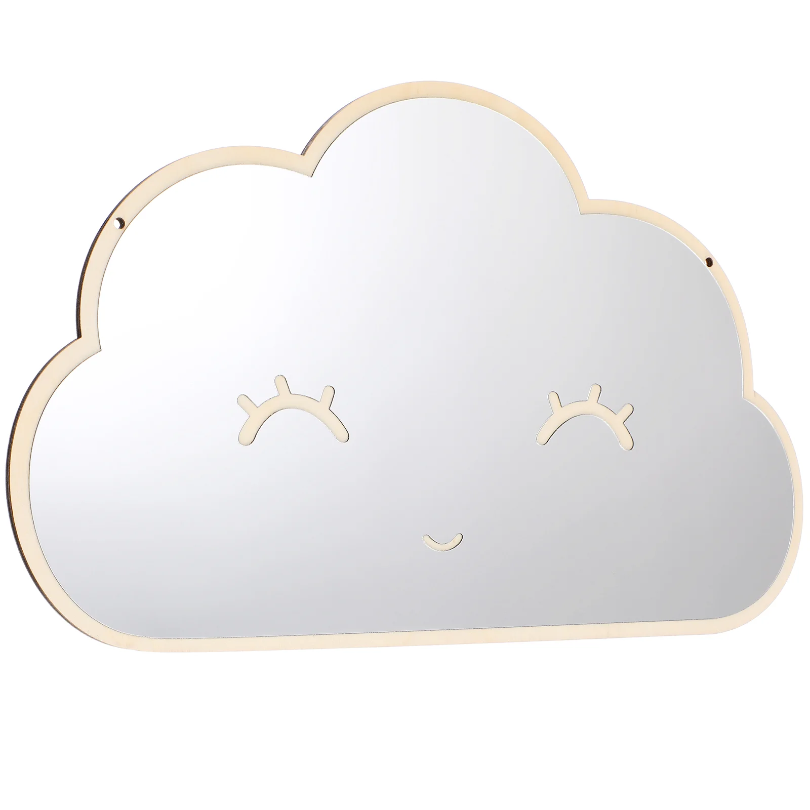

Mirror Wall Acrylic Cloud Mirrors Room Hanging Makeup Decorative Decor Children Irregular Shape Bathroom Pendant Kids Sticker