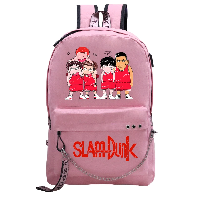 

SLAM DUNK Anime Backpacks Sutdent School Bag Unisex Casual Travel Backpack Mochila Hombre Plecak Damski Fashion Canvas Rucksack