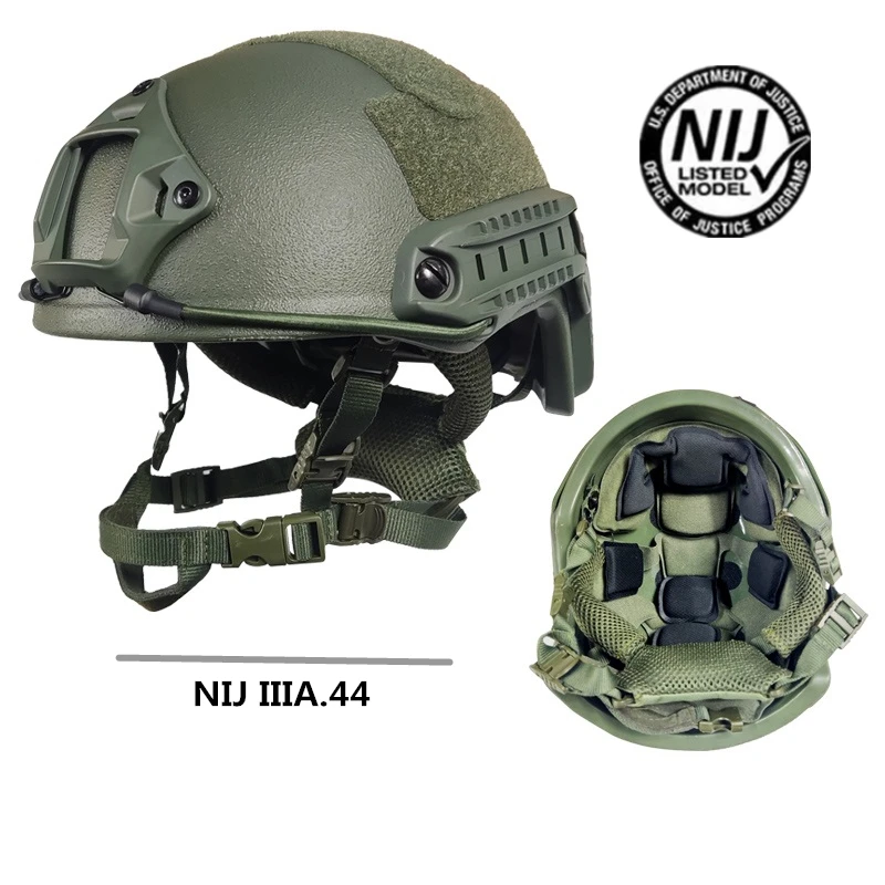 Пуленепробиваемый баллистический шлем FAST Wendy's PE ACH с высоким вырезом