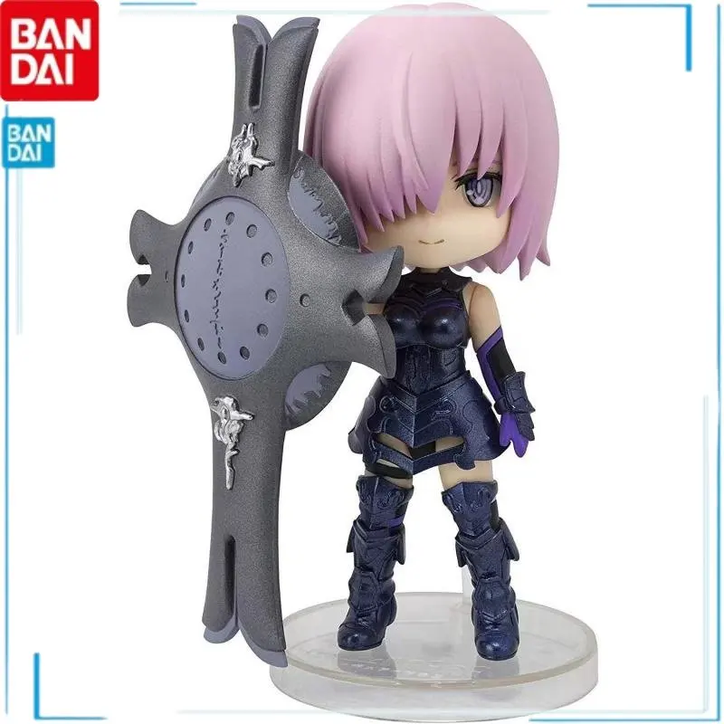 

In Shelf BANDAI Anime Figures Fate Grand Order Fujimaru Ritsuka Mash Kyrielight Japanese Anime Mini Action Figure Kids Brinquedo