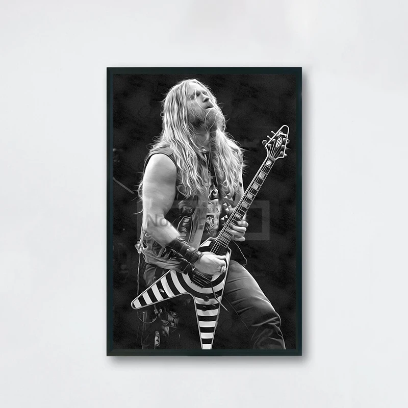 

Портрет Zakk Wylde на холсте