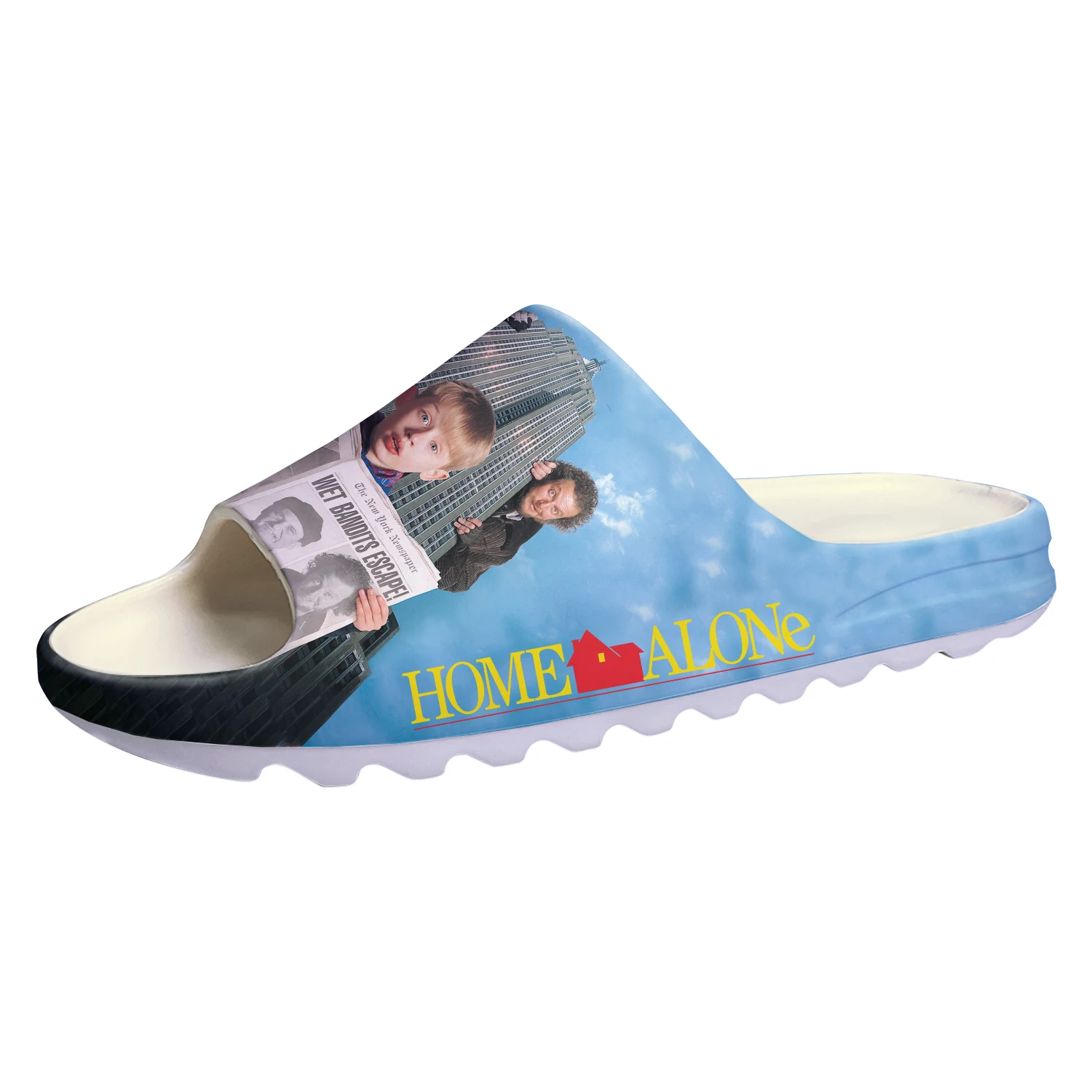 

Home Alone Soft Sole Sllipers Home Clogs Kevin Step On Water Shoes Mens Womens Teenager Step in Customized Sandals