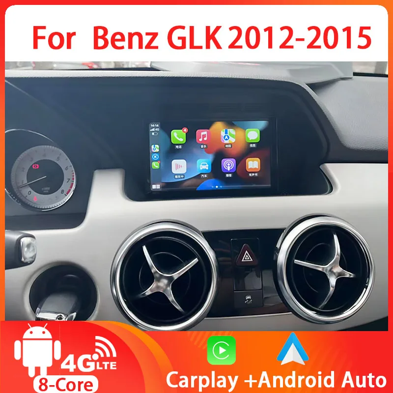 

For Mercedes Benz GLK X204 GLK300 GLK350 Android11 Car Tape Recorder Multimedia Player GPS Navigation HeadUnit 4G WifiCarplay