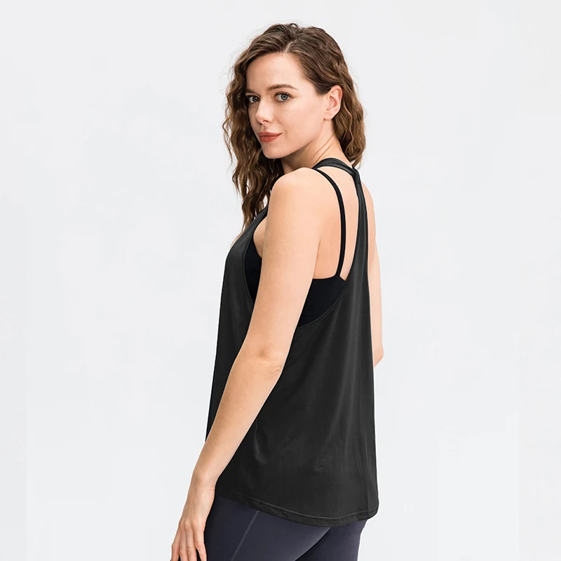 Футболка для йоги с индивидуальным логотипом быстросохнущая Женская одежда