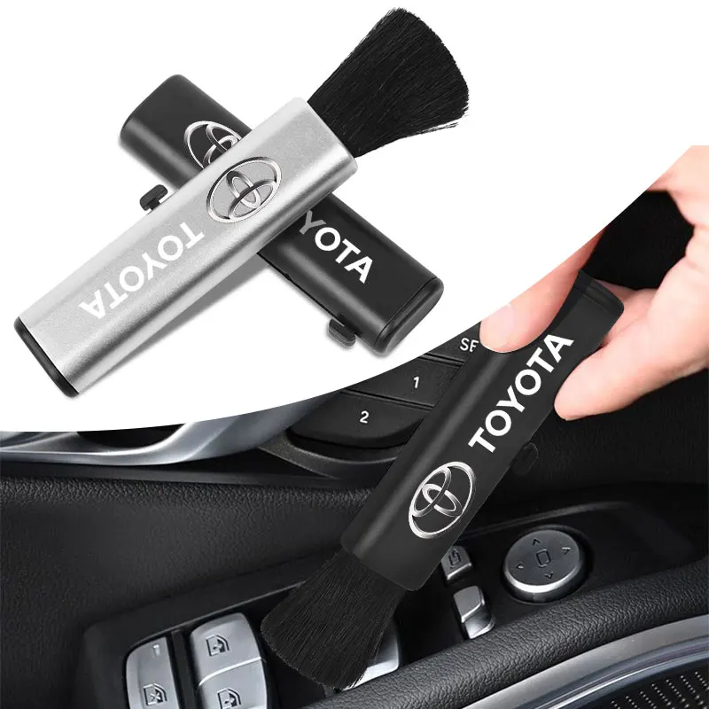 

1pcs Car Interior Air Conditioner Outlet Cleaning Soft Brush for Toyota Yaris Corolla Land Cruiser Avensis Aygo Vitz Yaris 2007