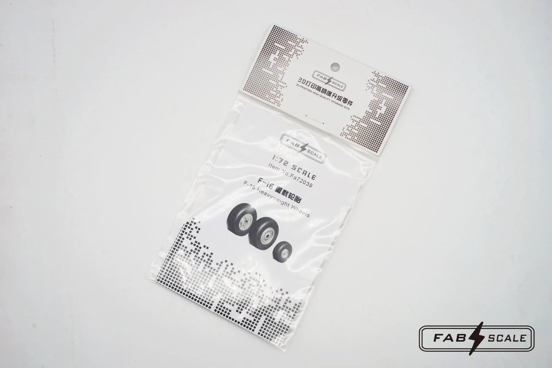 Fabscale модификация 3d-печати FA48096 F-16 тяжелые колеса 1/72 и 1/48