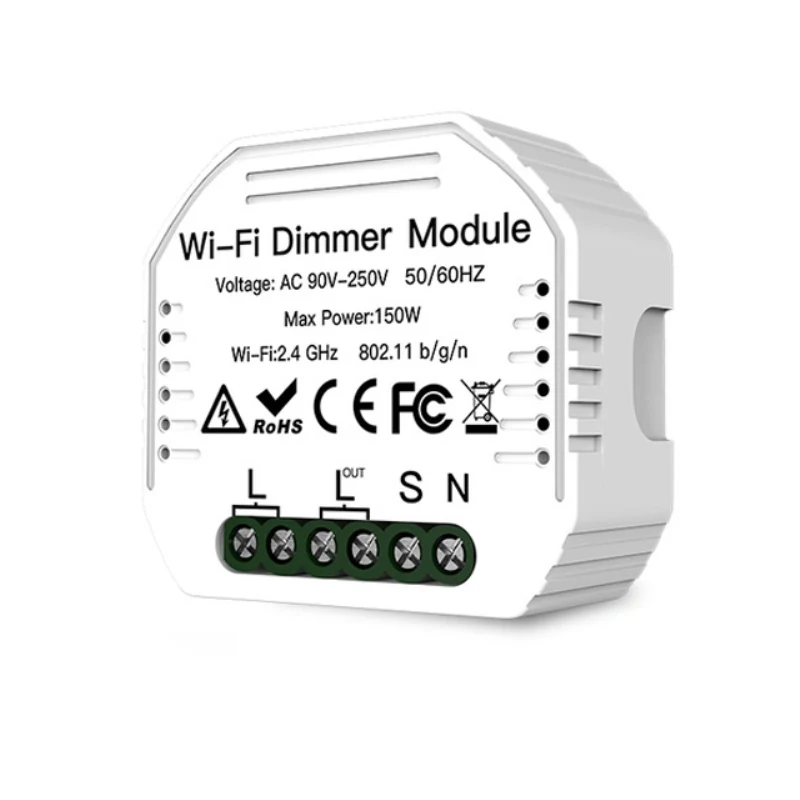 

Led Lights Dimmable Switch Tuya Remote Control 1/2 Way Wifi Smart Diy Work With Alexa Echo Google Home Dimmers Switch