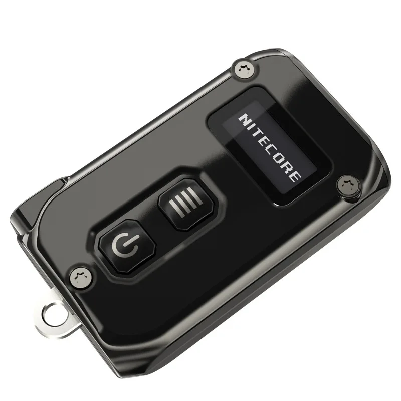 Светодиодный Умный брелок NITECORE TINI2 TI миниатюрный двухъядерный умный фонарь для