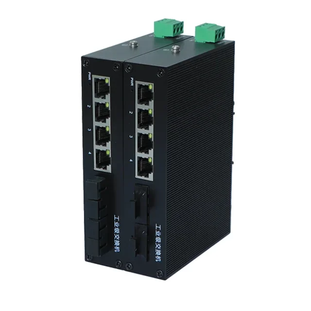 Фото Рекомендуемый промышленный коммутатор Good Thing: 4 порта 10/100/1000 + 2 порта Gbit для передачи данных на большие расстояния №1