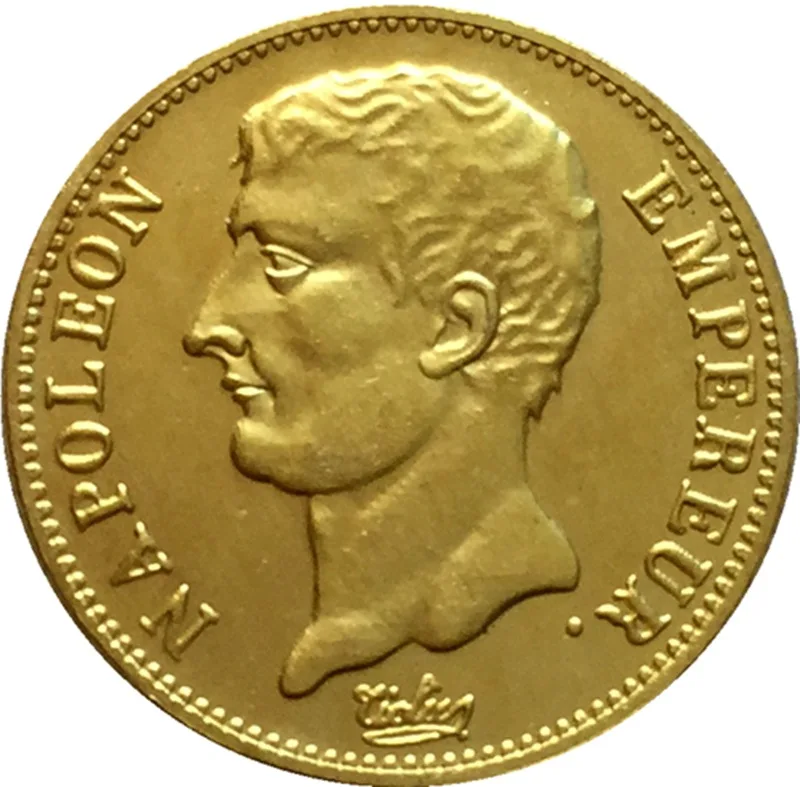 

French Napoleon 20 franc coin pure copper antique silver dollar commemorative coin