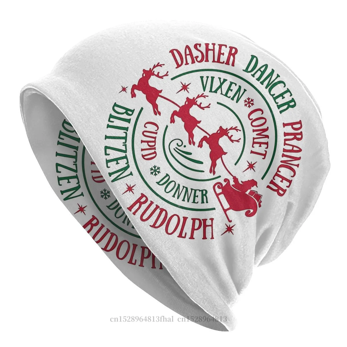 

Christmas A Happy Day Sport Hats Santa Bonnet Special Skullies Beanies Caps