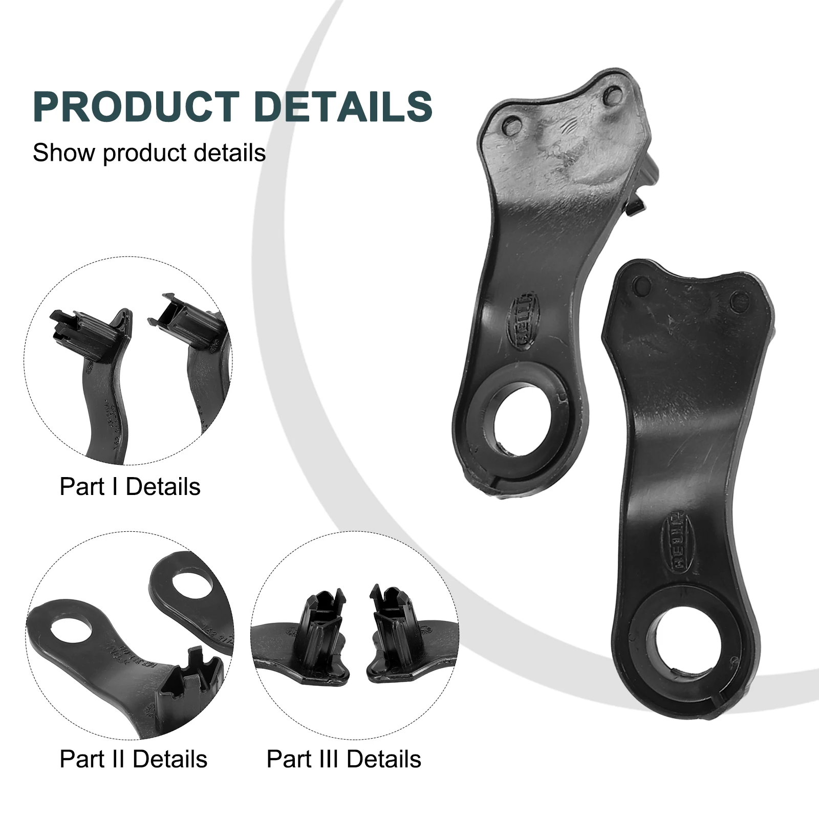 Новые зажимы для фар 1 пара 2003-2010 гг. 63126949633 63126949634 Ремонт кронштейнов BMW 5-й серии E60