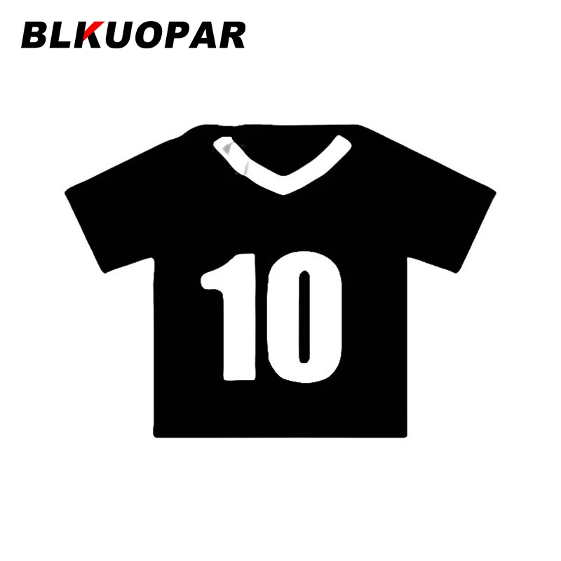 

BLKUOPAR Джерси № 10 Стикеры для автомобиля модные наклейки на шлем виниловая Автомобильная обертка водостойкий сноуборд устойчивый к царапинам