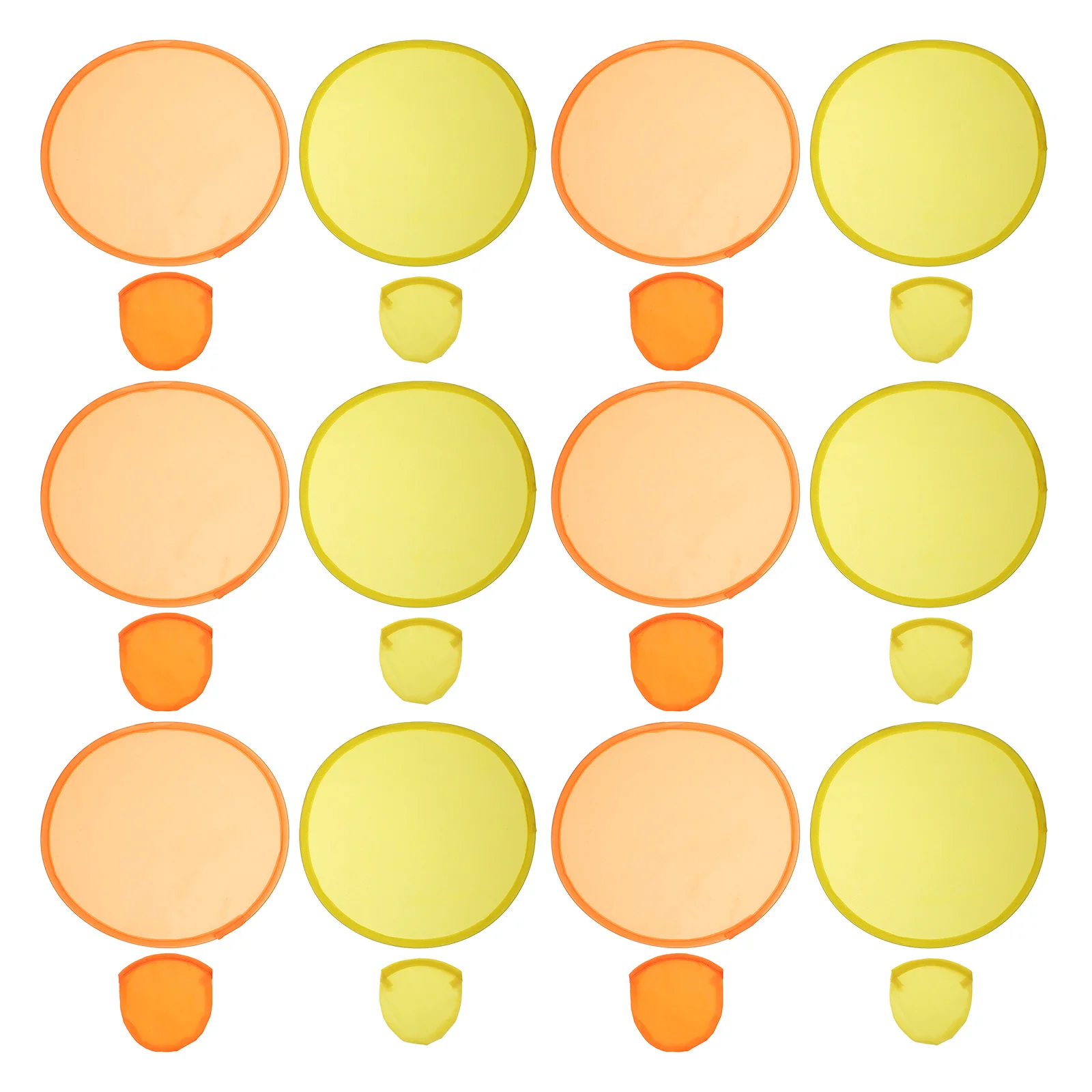 16 шт. метательная пластина игрушка складной диск вентилятор круглые игрушки