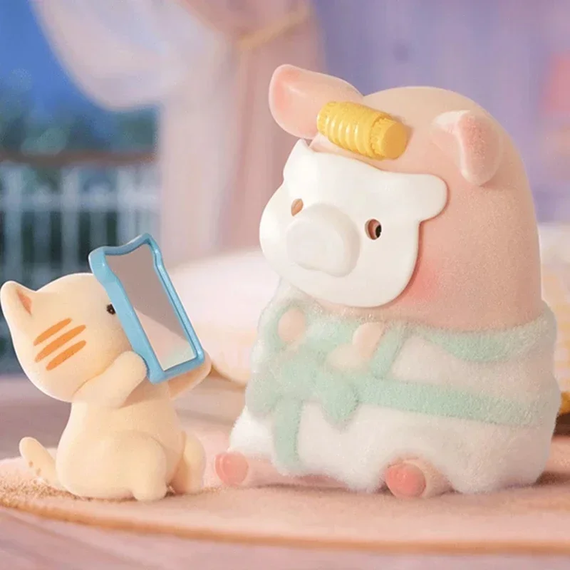 52TOYS LuLu THE PIGGY STAY WITH YOU Series Blind Box Toys Mystery Mistery Caixa Фигурка-сюрприз Модель Подарок на