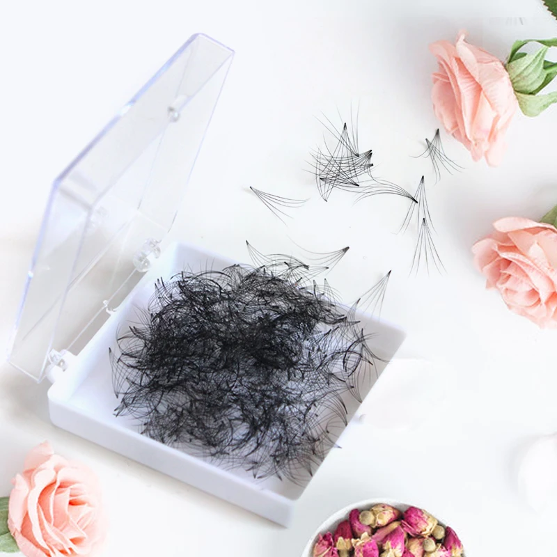 

Premade 3D/5D/7D/10D Russian Volume Eyelashes Extension Short Stem Loose Fans Lashes C/D Curl Bulk Eyelashes