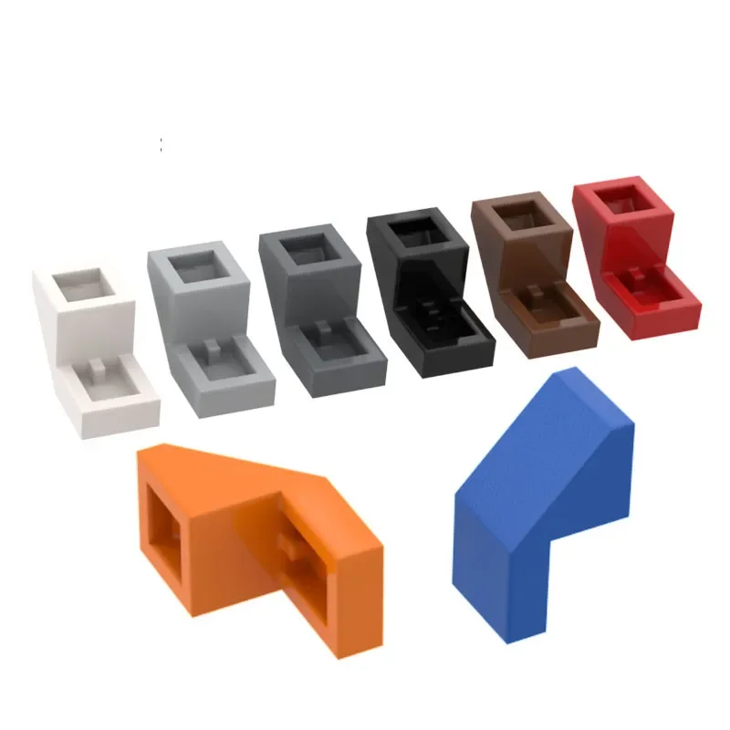 WeBrick 10 шт. 28192 39729 Наклон 45 ° 2x1 с перевернутым вырезом 2/3 без шпильки строительные