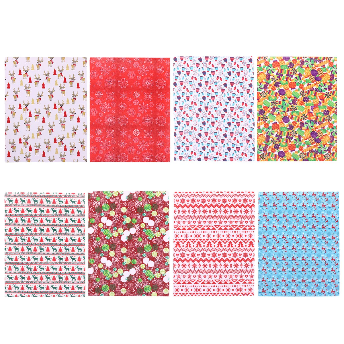 

Sheets Fabric Faux Holiday Shiny Christmas Craft Crafts Bows Pu Material Fake Jewelry Genuine Earring