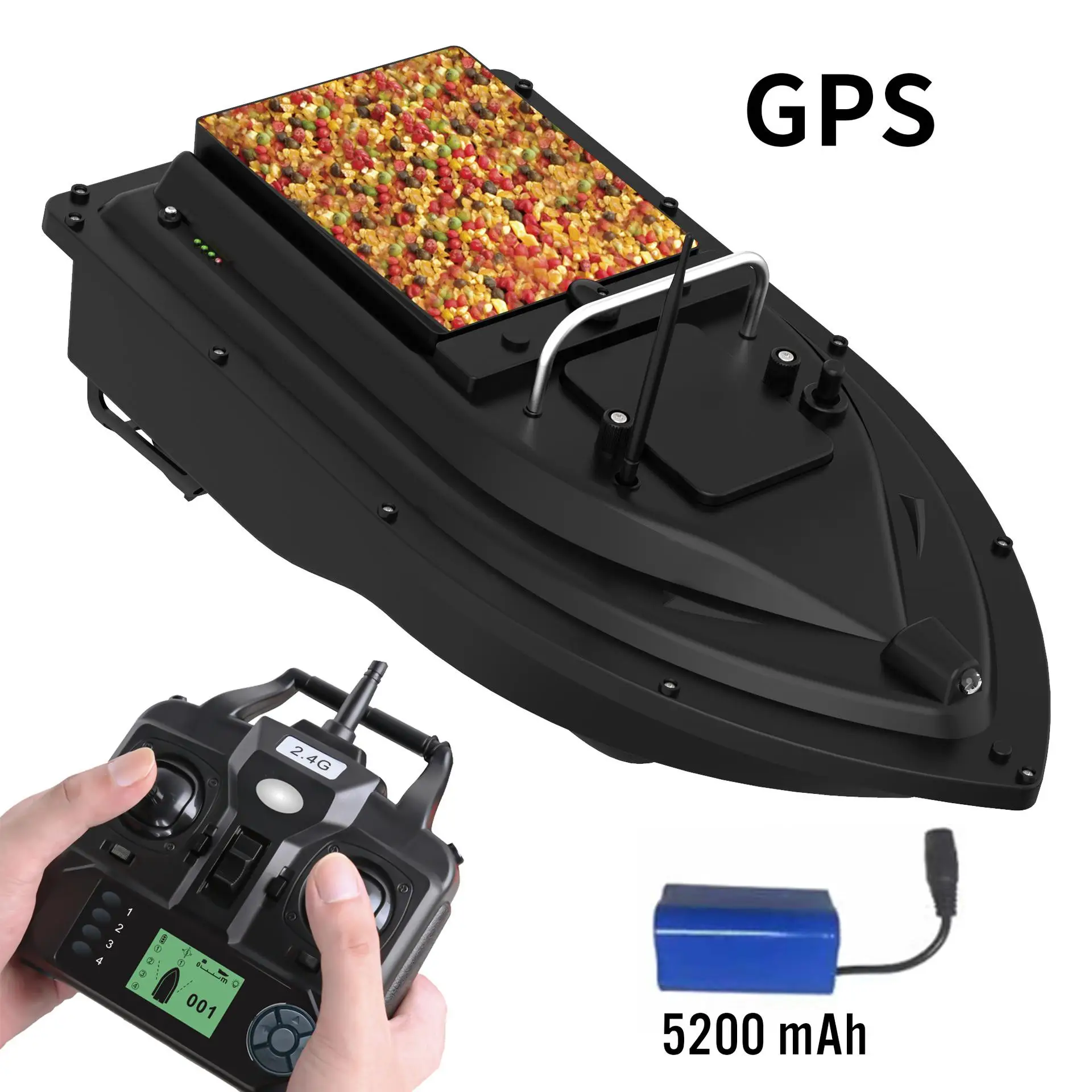 

Factory Outlet Fishing Remote Control Nesting Boat ligent GPS Positioning 500M Bait Casting Boat