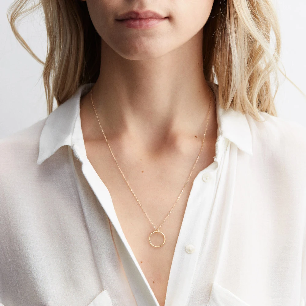 

Chain Gold Color Stainless Steel Necklaces Women Round Pendant Necklace for women Brand Necklace Jewelry wholesale dropshipping