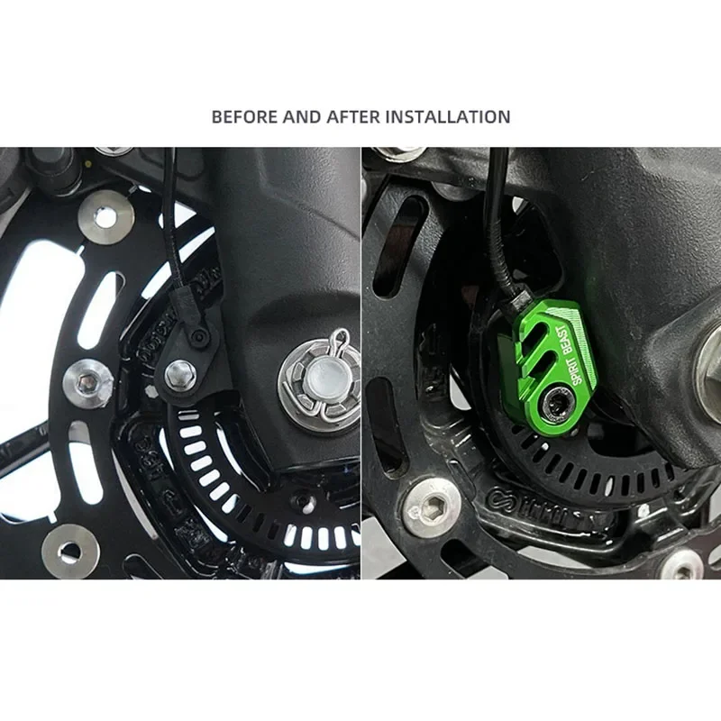 Защитная крышка для датчика мотоцикла передний и задний тормоз колеса из
