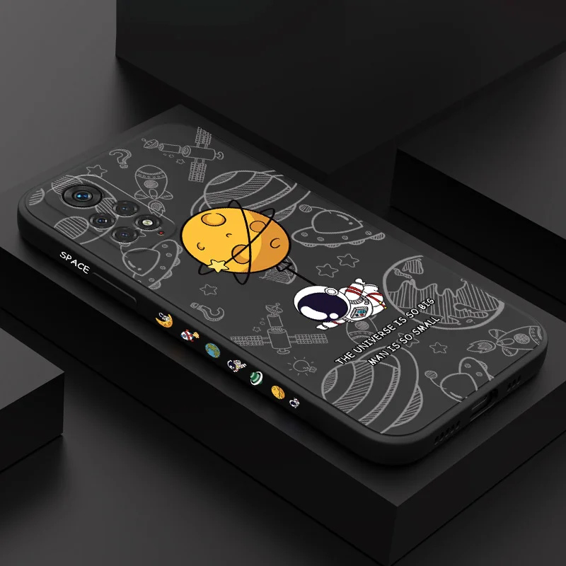 

Astronauts Study Phone Case For Xiaomi Redmi Note 12 12S 11 11S 10 10A 10T 10S 9T 9 8 7 A1 Pro Plus 10C 4G 5G Silicone Cover