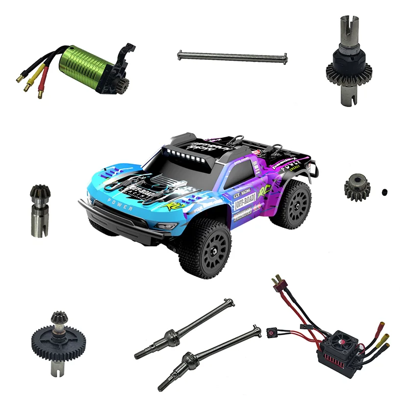 Фото JJRC Q130C RC пульт дистанционного управления автомобильные аксессуары для обновления бесщеточный электронный двигатель управления скоростью металлический дифференциал №1