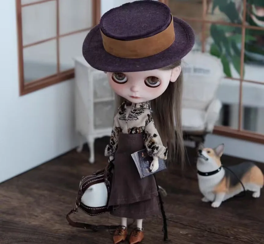 2025 2 шт. винтажная/французская рубашка Landoudou/Blythe/юбка 1/6 30 см (подходит для azone Pullip