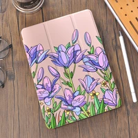 flowers beauty luxury case for ipad air 4 air 2 mini 5 case luxury clear silicone pro 11 case 2020 10 2 7th 8th generation coque