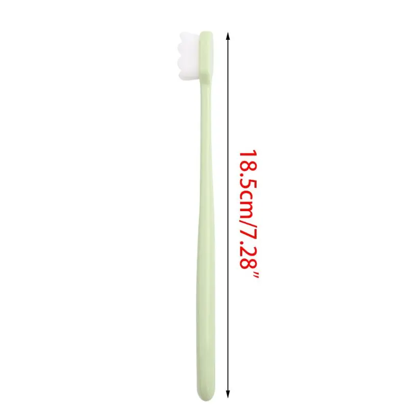 

10000+ Superfine Ultra Soft Bristles Toothbrush Small Head Wheat Straw Handle Pr