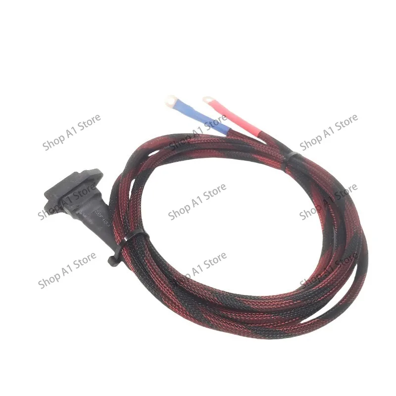 Фото Ультрагибкий силиконовый кабель 3M 8AWG, разъем XT90 (женский) + закрытый зарядный порт IEC C13 с утолщенными медными наконечниками. №2