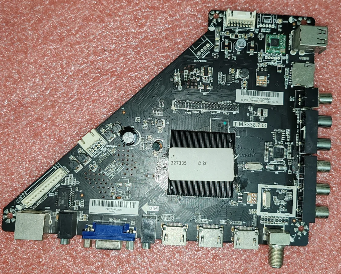 Сетевая материнская плата LED TV WiFi T.MS338.733
