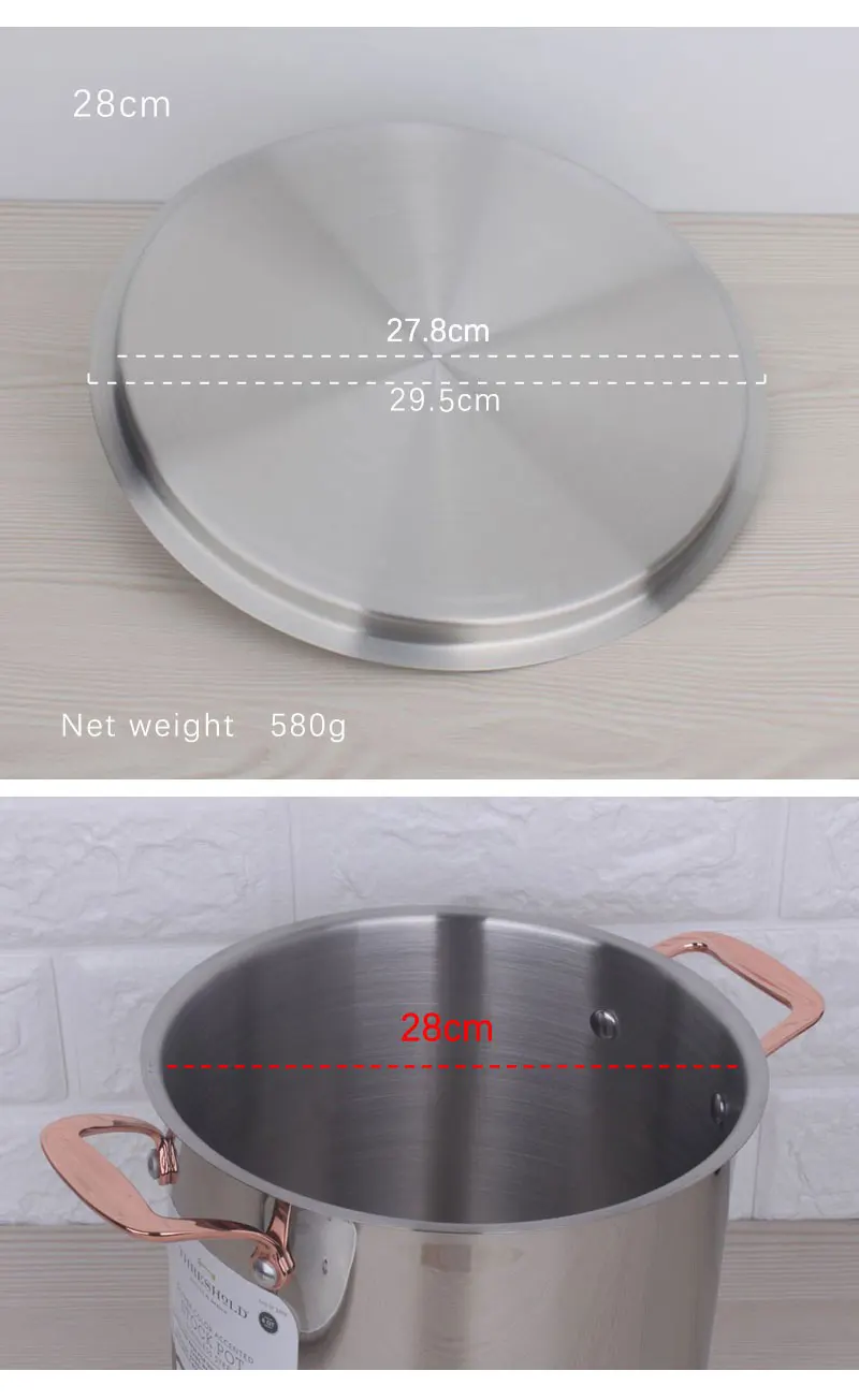 Крышка для сковороды 24/28 см крышка из нержавеющей стали 304