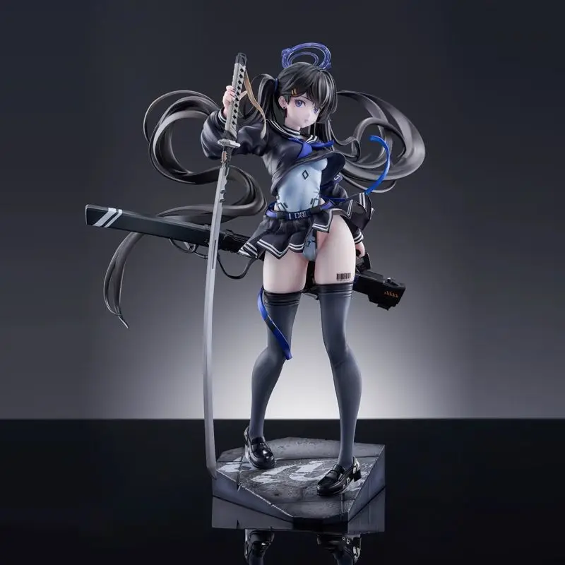 Цвета СИНИЙ Двойной хвост для девочек 1/7 Матросская форма Нож Модель Подвеска