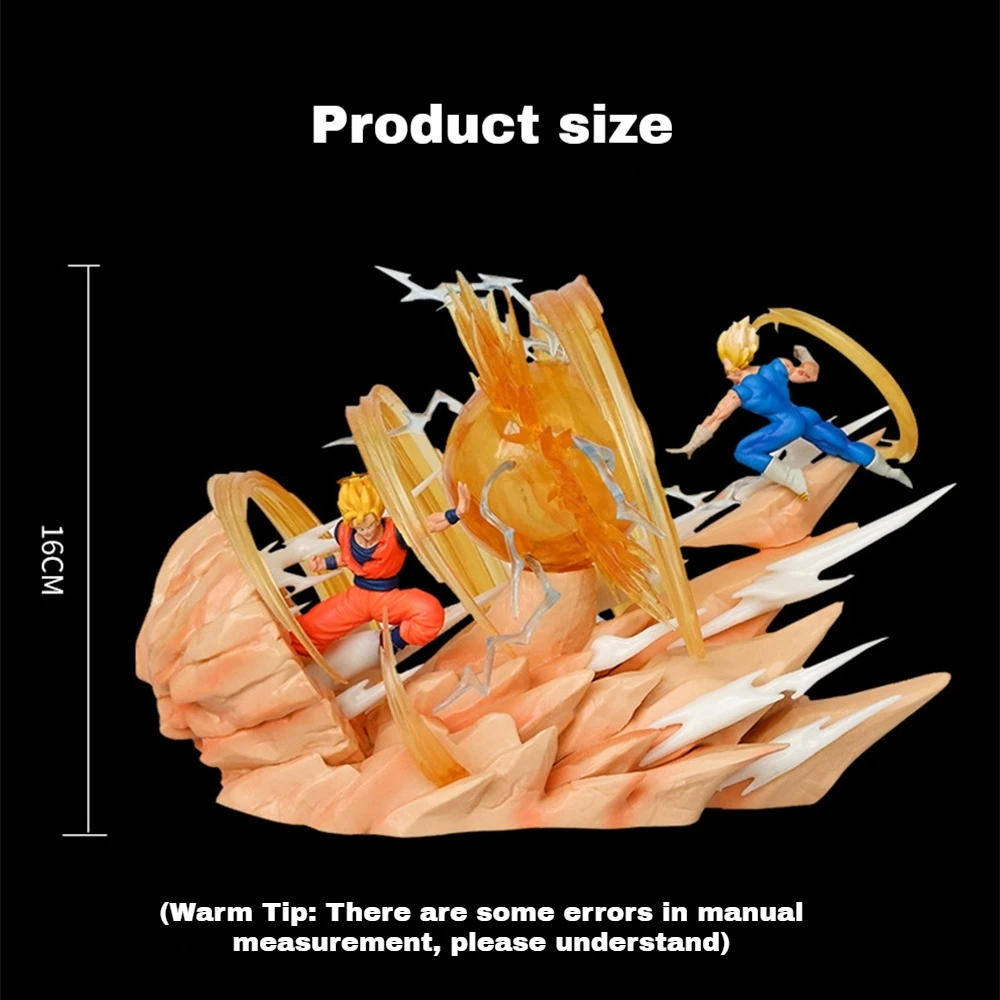 Серии Dragon Ball GK ручной Wukong VS Magic Bay Super Saiyan Can Shine Аниме периферийные модели статуи