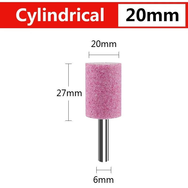 

Шлифовальные головки из розового корунда 6 мм