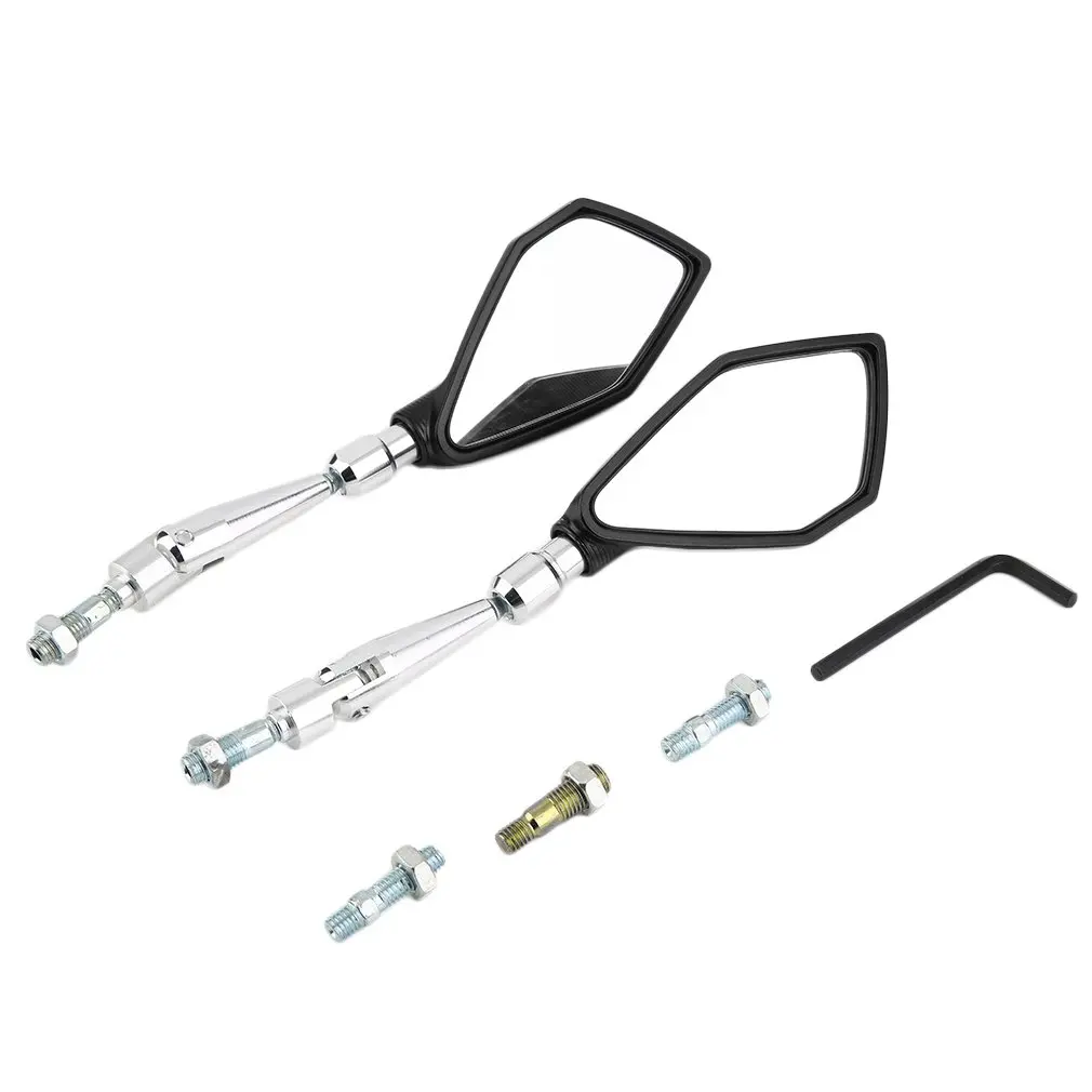 

Six Colors Trendy New Motorcycle Aluminum Bar End Side Rearview Mirrors Exquisitely Designed Durable Gorgeous