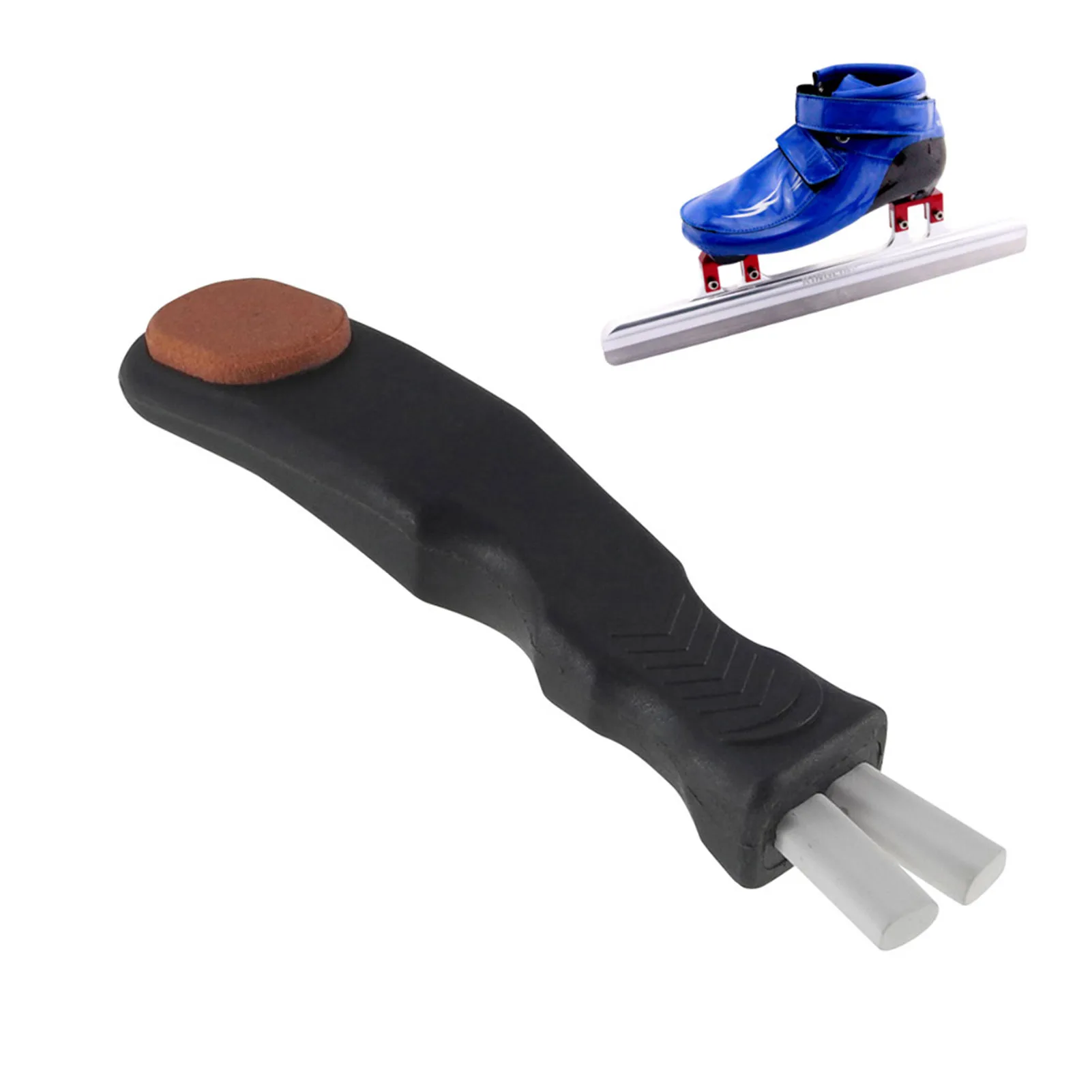 

Skate Sharpener Edge Again Skate Sharpener Hockey Skate Sharpening Tool Hand-Held Sharpening System Portable Hockey Accessories