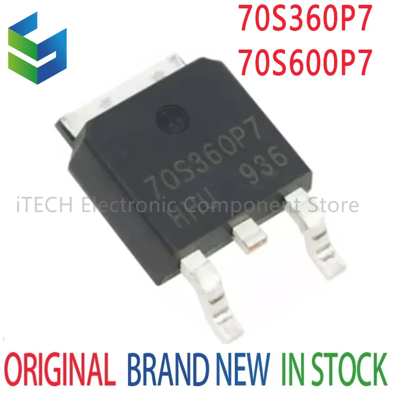 

5PCS New 70S360P7 IPD70R360P7S 70S600P7 IPD70R600P7S TO-252 700V 34A IC Chip Stock